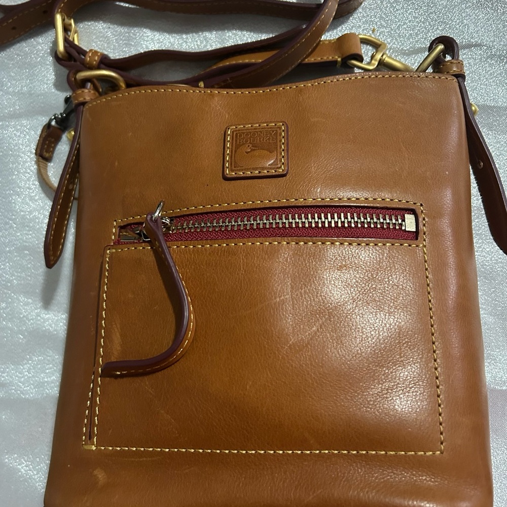 Brown Leather Crossbody Bag